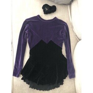 90s Major Motion Dance Wear Figure Skating Leotard Outfit Girls Large 12-14